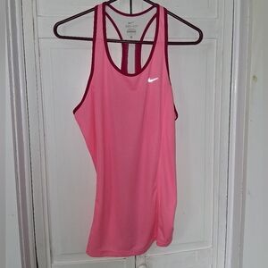 Nike Women's Pink Dri-FIT Tank Top